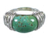 Turquoise And Sterling Silver Ring Size 7-1/4 RX80957